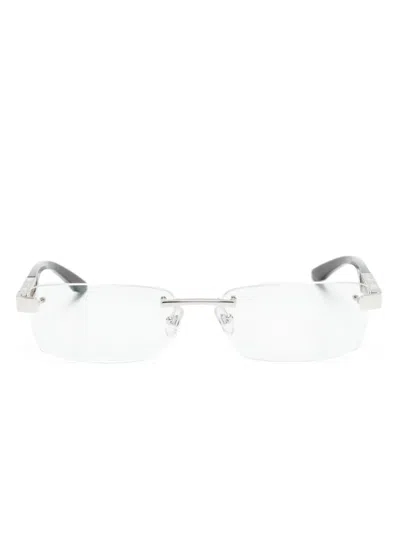 Maybach Eyewear The Artist Iii Rectangle-frame Glasses In White