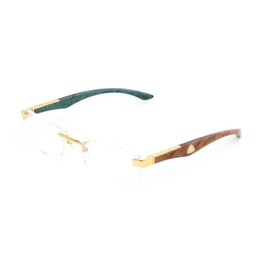 Maybach Eyewear The Artist Iiivavona Burr/mother-of-pea In Vavona Burr/mother-of-pea