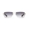 Maybach Eyewear The Character Iipalladium Plated In Gray
