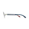Maybach Eyewear The Producer Ipalladium Plated / Blue L In White Marble/black - Lim