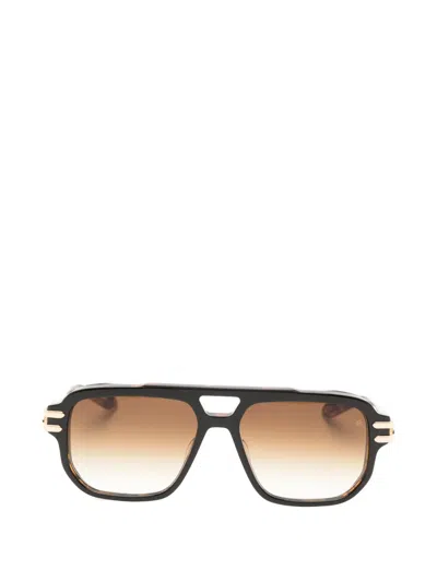 Maybach Eyewear The Hustler I Square-frame Sunglasses In Brown