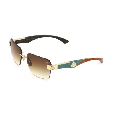 Maybach Eyewear The Magic Imellow Gold Plated In Multi