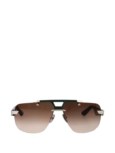 Maybach Eyewear The Office Sunglasses In Green