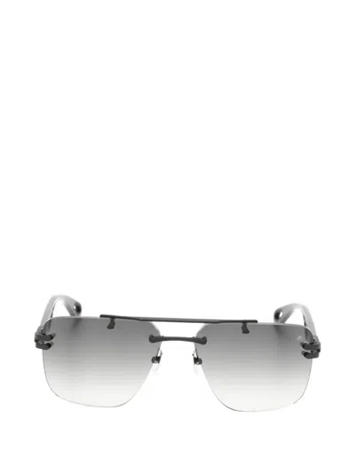 Maybach Eyewear The President I Rimless Square-frame Sunglasses In Gray