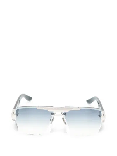 Maybach Eyewear The President Ii Pilot Sunglasses In Silver