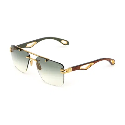 Maybach Eyewear The President Ikarelian Birch Burr/ebony In Multi