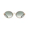Maybach Eyewear Sunglasses The Producer I In Mellow Gold Plated Blac