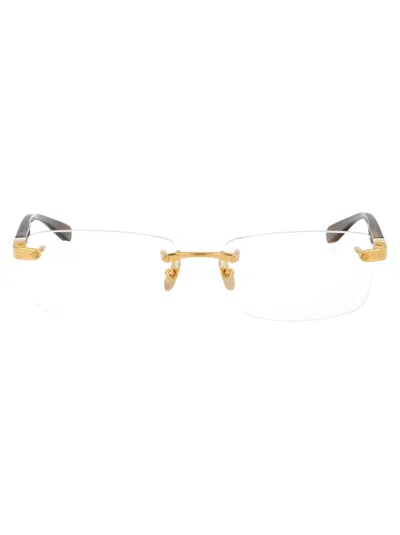 Maybach Eyewear The Artist Iii Rectangle-frame Glasses In Neutrals