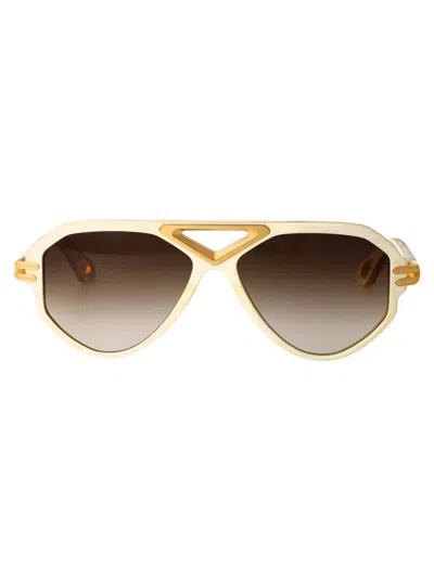 Maybach Sunglasses In Gold