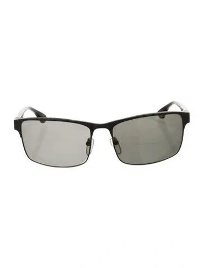 Pre-owned Maybach Wayfarer Tinted Sunglasses In Black