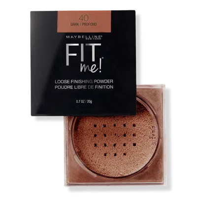 Maybelline Fit Me Loose Finishing Powder - Dark In Black