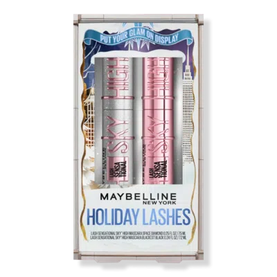 Maybelline Lash Sensational Holiday Kit Sky High Mascara Duo - Blackest Black