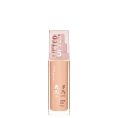 Maybelline New York Lifter Lifter Plump & Glow Foundation (various Shades) - 102 In Brown