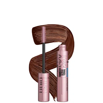 Maybelline New York Maybelline Brown Mascara, Lash Sensational Sky High Volumizing & Thickening, Eyelash Lengthening, Br