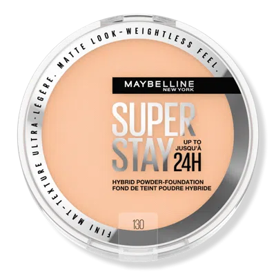 Maybelline Super Stay Up To 24hr Hybrid Powder-foundation - 130 In Green