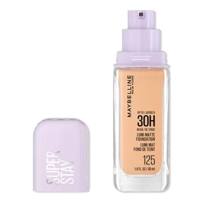 Maybelline Super Stay Up To 30hr Wear Lumi-matte Longwear Foundation - 125 In Green