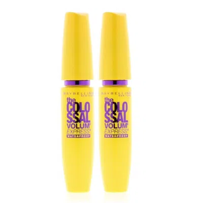 Maybelline Volum'express Mascara 240 Glam Black Makeup 865479000681 In Yellow