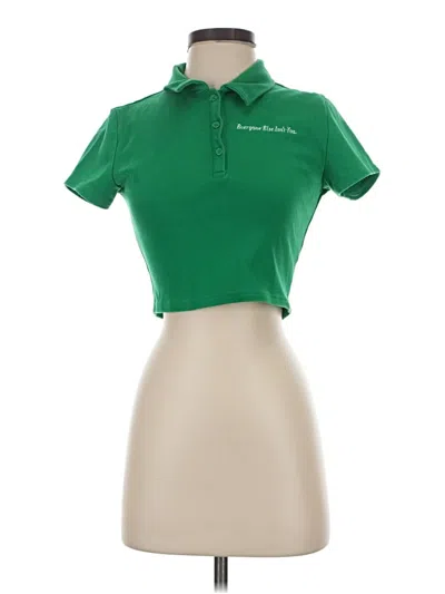 Pre-owned Mayfair The Label Short Sleeve Polo Shirt In Green