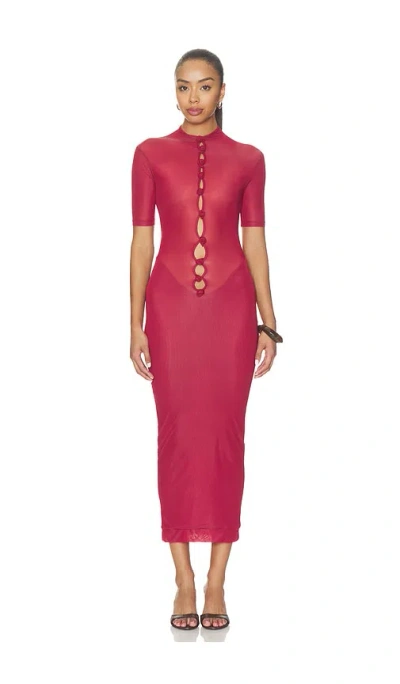 Maygel Coronel Alma Maxi Dress In Pink