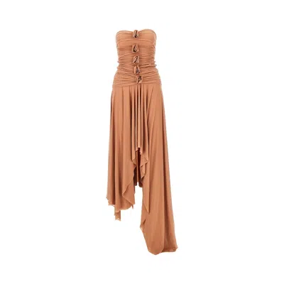 Maygel Coronel 'andi' Long Dress In Pink