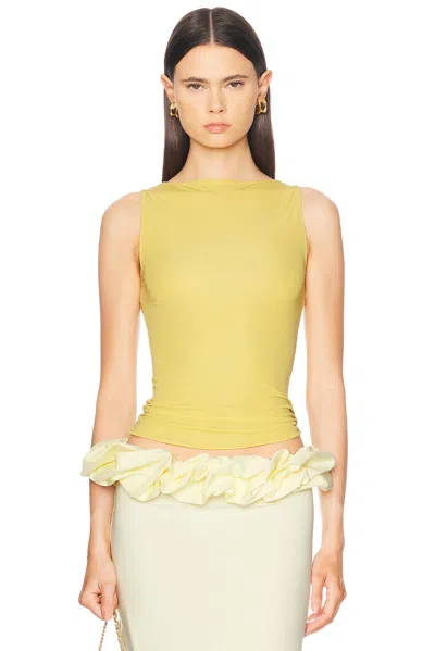 Maygel Coronel Anthos Tank Top In Ambar