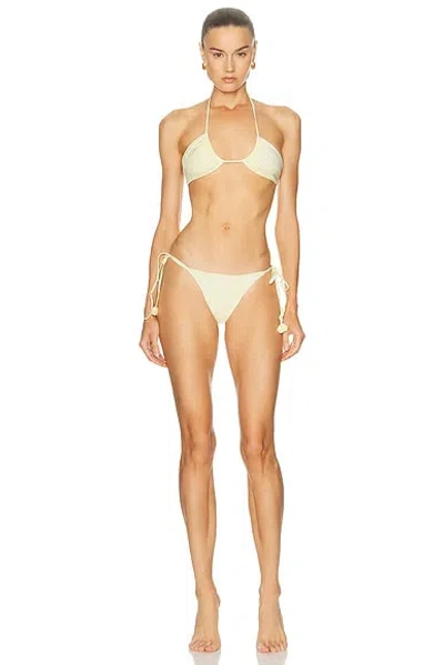 Maygel Coronel Arazo Bikini Set In Neutral
