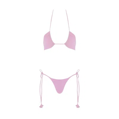 Maygel Coronel 'arazo' Two-piece Swimsuit In Pink