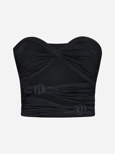 Maygel Coronel Top In Black