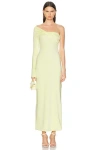 Maygel Coronel Belice Dress In Lime