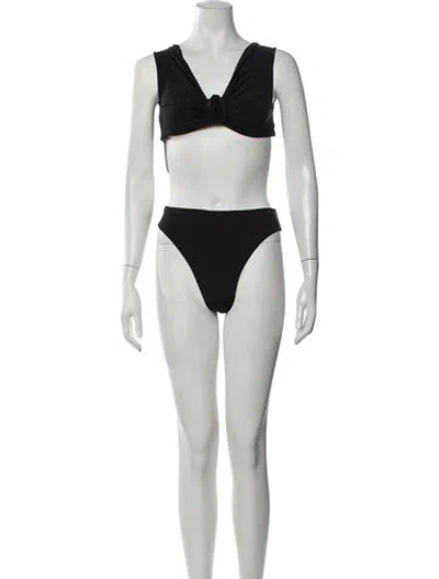 Pre-owned Maygel Coronel Bikini W/ Tags In Black