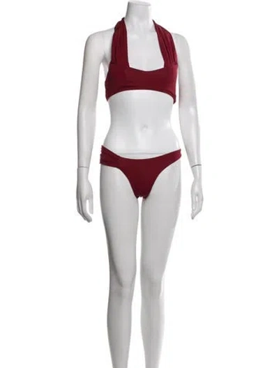 Pre-owned Maygel Coronel Bikini W/ Tags In Red