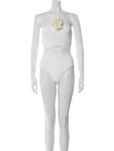 Pre-owned Maygel Coronel Bikini W/ Tags In White