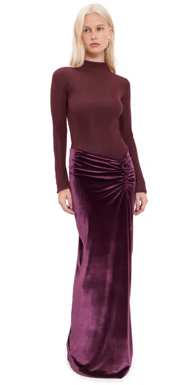 Maygel Coronel Borelli Dress Plum In Purple