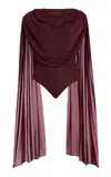 Maygel Coronel Burano Jersey Cape Bodysuit