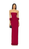 Maygel Coronel Calliope Dress In Carmesi