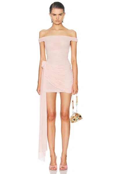 Maygel Coronel Canto Mini Dress In Pink