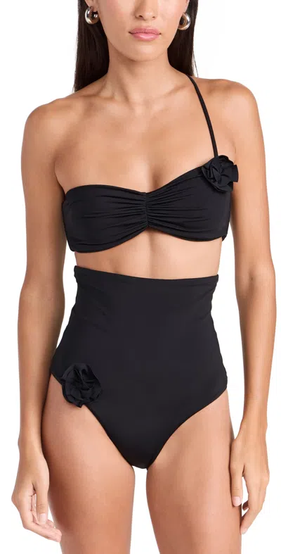 Maygel Coronel Castaño Bikini Set Black