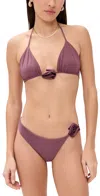 Maygel Coronel Chipi Triangle Bikini In Purple