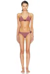 Maygel Coronel Chipi Bikini Set In Purple