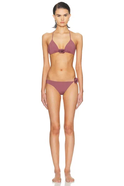 Maygel Coronel Chipi Bikini Set In Purple