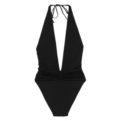 Maygel Coronel 'ciprés' One-piece Swimsuit In Black