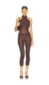 Maygel Coronel Circe Jumpsuit In Brown