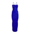 Maygel Coronel Cut-out Veranera Maxi Dress In Blue