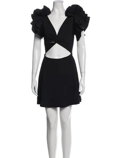 Pre-owned Maygel Coronel Cutout Accent One-piece W/ Tags In Blue