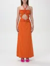 Maygel Coronel Migramah Long Dress In 橙色