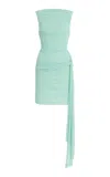 Maygel Coronel Entredos Ruched Jersey Mini Dress