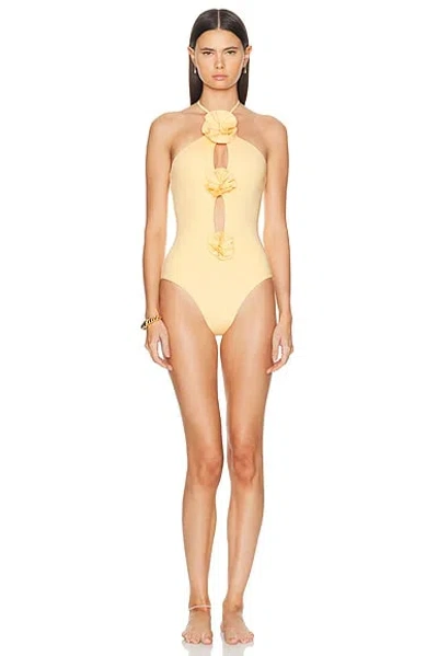 Maygel Coronel Fiora One Piece Swimsuit In Melon