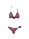 Maygel Coronel Chipi Triangle Bikini In Purple