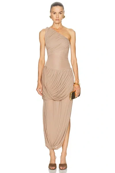 Maygel Coronel Getsemani Dress In Brown