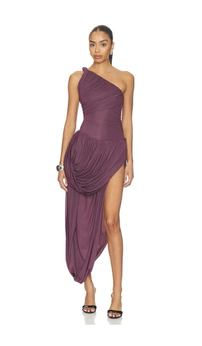 Maygel Coronel Getsemani Dress In Purple